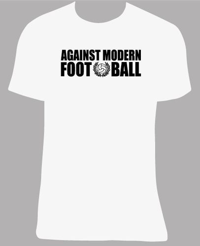 Camiseta Against modern football, tallas y colores a elegir.