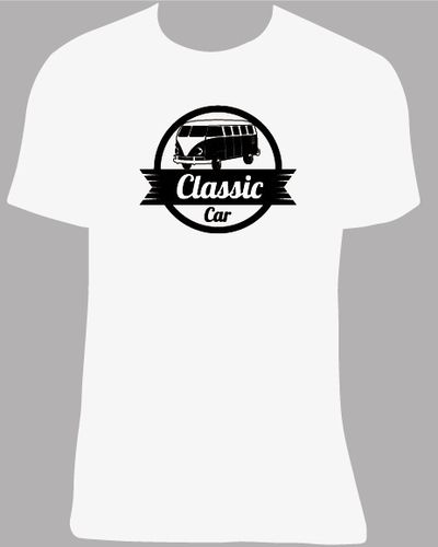 Camiseta Classic Car VW T1, tallas y colores a elegir.