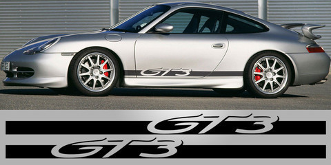 Lineas laterales Porsche GT3 universales. 185cm de largo. color a elegir.