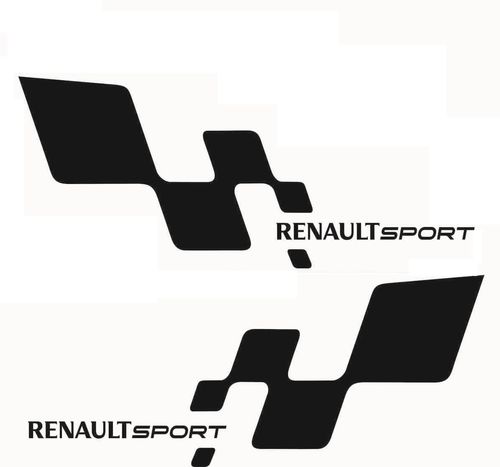 2x Renault Sport, color y tamaño a elegir.