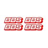 4x BBS Logo, tamaño y color a elegir.