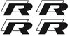 4x R Logo VW R-Line, color y tamaño a elegir.