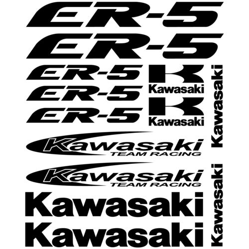 Kit pegatinas Kawasaki ER-5, color a elegir