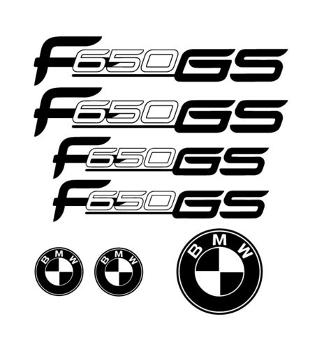 Kit de pegatinas BMW F650gs, varios tamaños, color a elegir