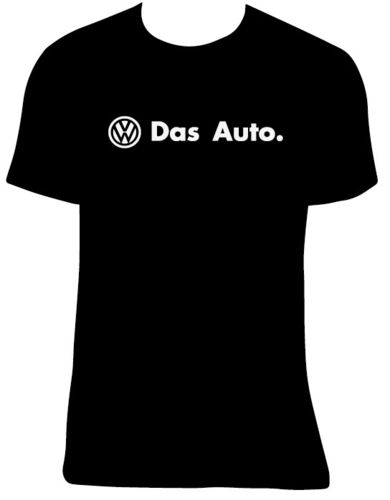 Camiseta VW Das Auto, tallas y colores a elegir.