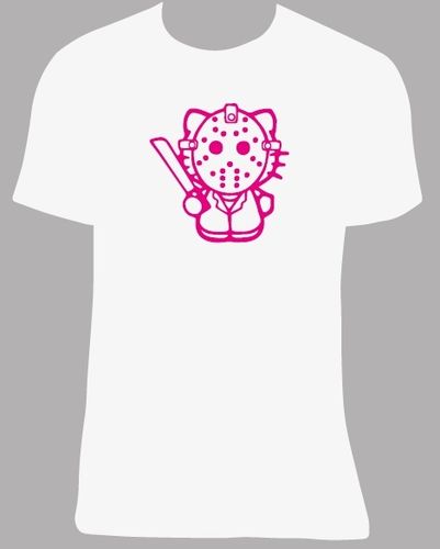 Camiseta Hello kitty Jason, tallas y colores a elegir.