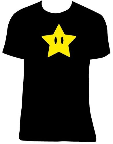 Camiseta Estrella, tallas y colores a elegir.