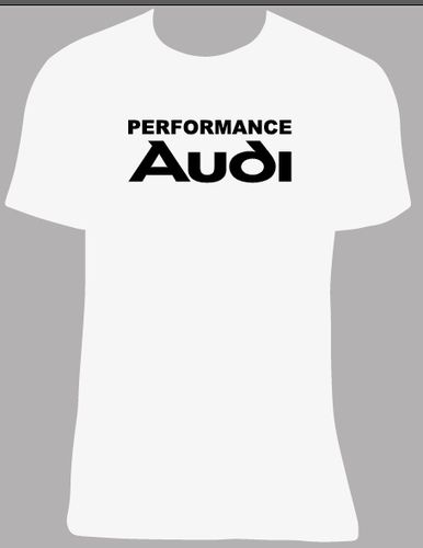 Camiseta Performance Audi, tallas y colores a elegir.