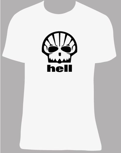 Camiseta Hell Shell, tallas y colores a elegir.