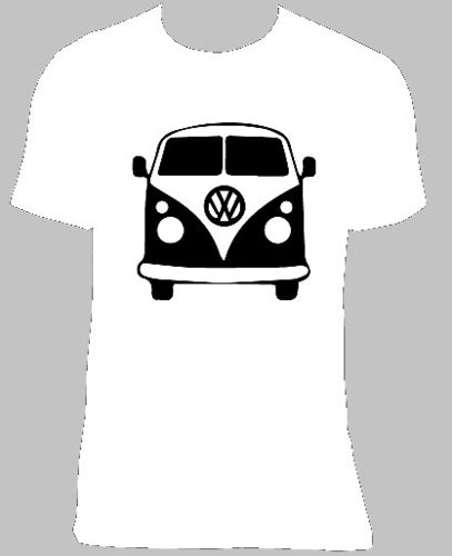 Camiseta VW T1, tallas y colores a elegir.