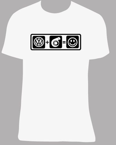 Camiseta Volkswagen + turbo = :), tallas y colores a elegir.