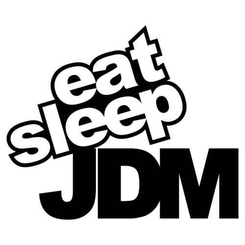 Eat, sleep, JDM. pegatina, color y tamaño a elegir