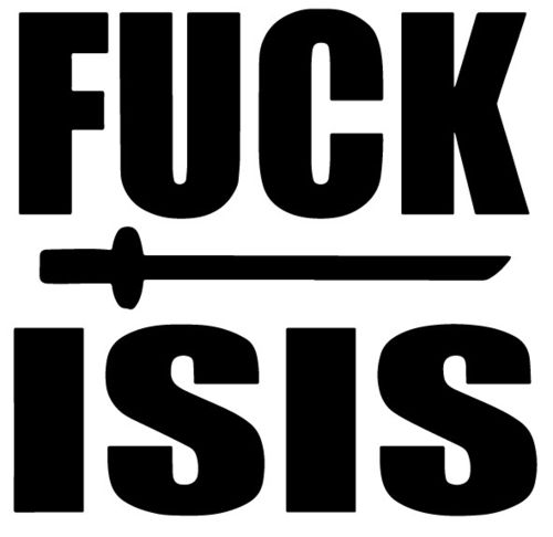 FUCK ISIS, tamaño y color a elegir.