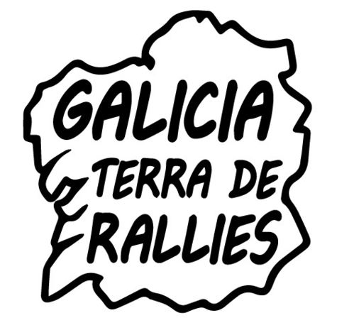 Galicia terra de rallies, tamaño y color a elegir.