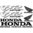 Kit de pegatinas Honda VFR Interceptor, color a elegir