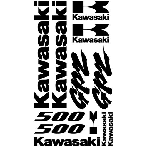 Kit de pegatinas Kawasaki GPZ 500, color a elegir