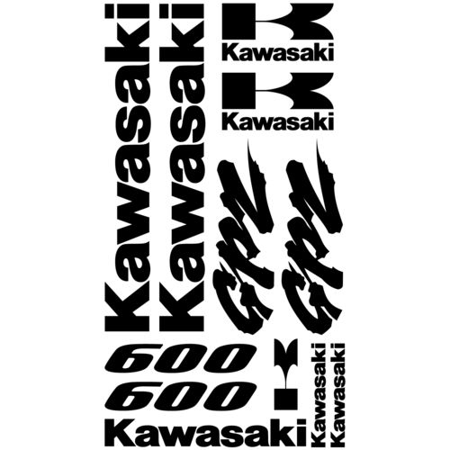 Kit de pegatinas Kawasaki GPZ 600, color a elegir