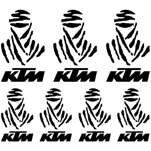 Kit de pegatinas KTM Dakar, color a elegir