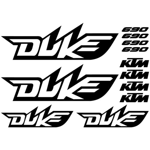 Kit de pegatinas KTM Duke 690, color a elegir