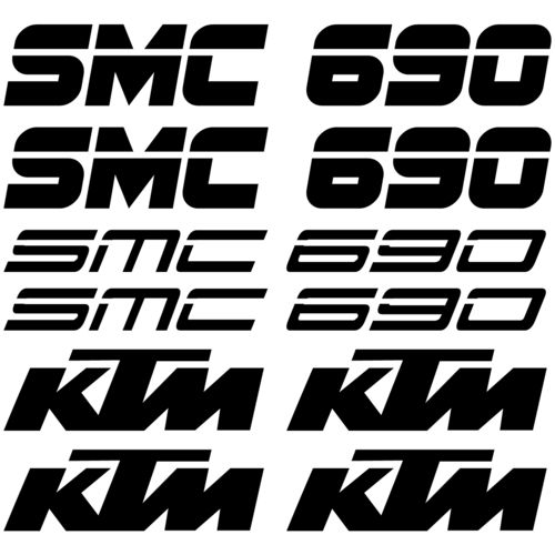 Kit de pegatinas KTM SMC 690, color a elegir