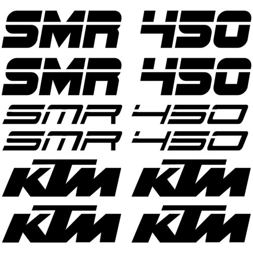 Kit de pegatinas KTM SMR 450, color a elegir