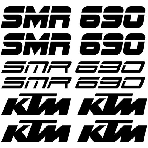 Kit de pegatinas KTM SMR 690, color a elegir