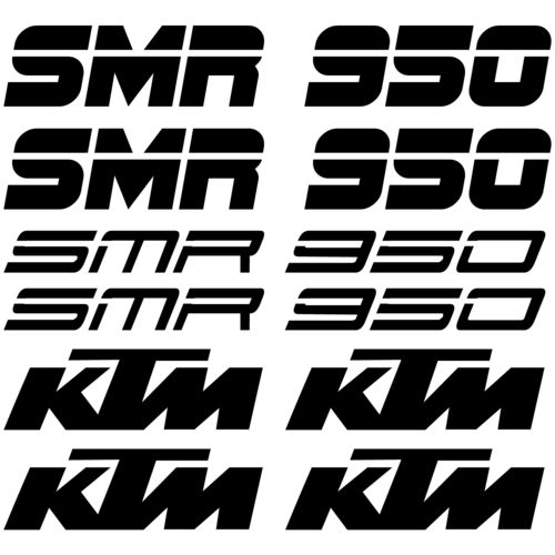 Kit de pegatinas KTM SMR 950, color a elegir