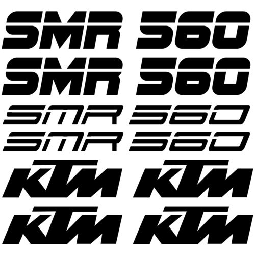 Kit de pegatinas KTM SMR 560, color a elegir