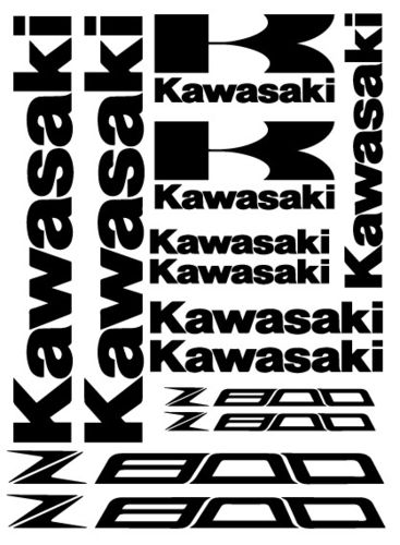 Kit de pegatinas Kawasaki Z800, color a elegir