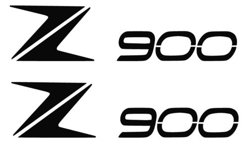 2x z900 logo, pegatina, color y tamaño a elegir