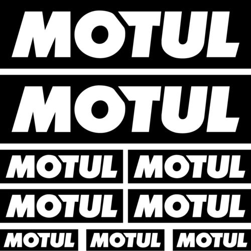Kit de pegatinas Motul, varios tamaños, color a elegir