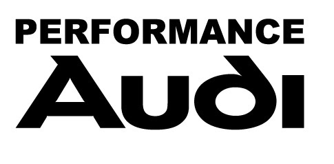 Performance Audi. pegatina, tamaño y color a elegir.