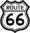Route 66 USA, pegatina, tamaño y color a elegir.