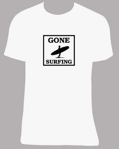 Camiseta Gone surfing, tallas y colores a elegir.