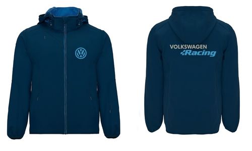 Abrigo Soft Shell Volkswagen Racing, talla a elegir.