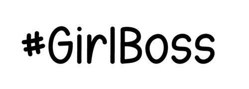 #GirlBoss Girl Boss, pegatina, color y tamaño a elegir