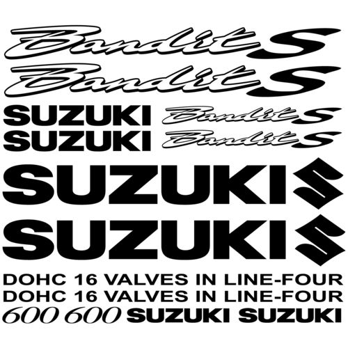 Kit de pegatinas SUZUKI BANDIT S600, color a elegir