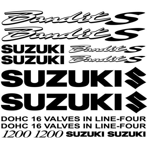 Kit de pegatinas SUZUKI BANDIT S1200, color a elegir
