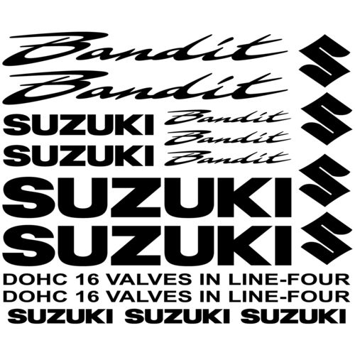 Kit de pegatinas SUZUKI BANDIT, color a elegir