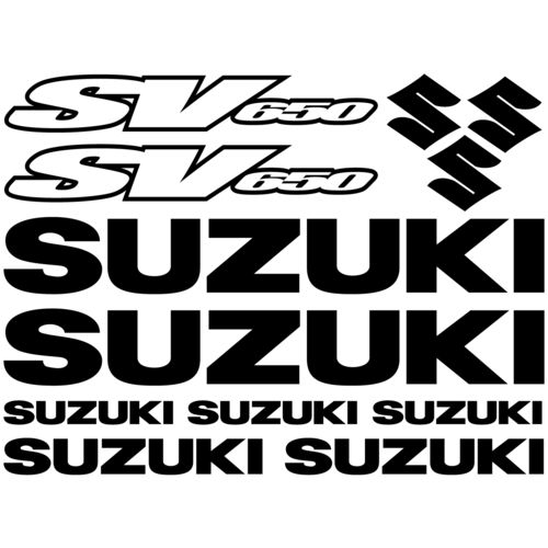 Kit de pegatinas SUZUKI SV650, color a elegir